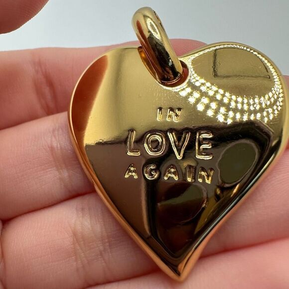 Yves Saint Laurent YSL 90’s Heart Pendant “In Love Again” - Picture 4 of 7
